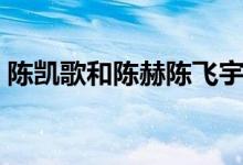 陳凱歌和陳赫陳飛宇（陳凱歌和陳赫的關(guān)系）