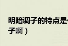明暗調(diào)子的特點(diǎn)是什么?（什么是明暗五大調(diào)子啊）