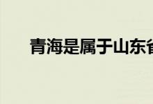 青海是屬于山東省嗎(青海是山東嗎)