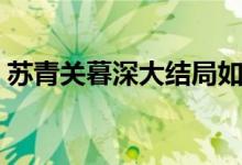 蘇青關(guān)暮深大結(jié)局如何（蘇青關(guān)暮深大結(jié)局）