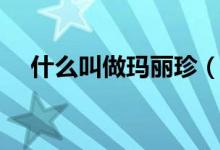 什么叫做瑪麗珍（什么叫做瑪麗蘇劇情）