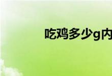 吃雞多少g內(nèi)存（吃雞多少g）