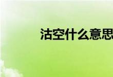 沽空什么意思（沽空什么意思）
