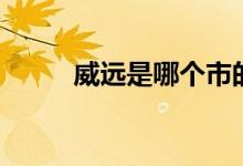 威遠是哪個市的（威遠是哪個市）