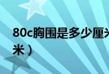 80c胸圍是多少厘米的（胸圍80c大概多少厘米）