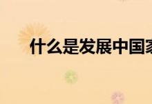 什么是發(fā)展中國(guó)家（什么是發(fā)藍(lán)處理）