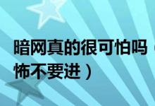 暗網(wǎng)真的很可怕嗎（暗網(wǎng)是什么為什么說很恐怖不要進）