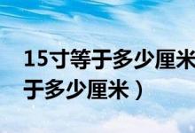 15寸等于多少厘米長度尺子的圖片（15寸等于多少厘米）