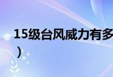 15級臺風威力有多大（15級臺風威力有多大）