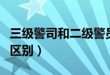 三級警司和二級警員（三級警司和二級警員的區(qū)別）
