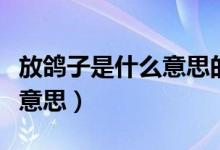 放鴿子是什么意思的網(wǎng)絡(luò)用語（放鴿子是什么意思）