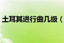土耳其進(jìn)行曲幾級(jí)（土耳其進(jìn)行曲是第八級(jí)）