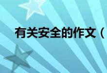 有關安全的作文（有關安全的作文范文）