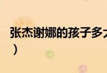 張杰謝娜的孩子多大了(張杰謝娜的孩子幾歲)