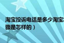 淘寶投訴電話是多少淘寶怎么投訴賣家（淘寶投訴電話和步驟是怎樣的）