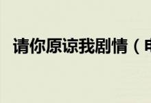 請你原諒我劇情(電視劇請你原諒我簡介)