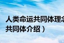 人類命運共同體理念的科學內(nèi)涵是（人類命運共同體介紹）