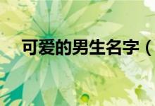 可愛的男生名字（男生名字一起來看看）