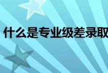 什么是專業(yè)級(jí)差錄?。▽I(yè)級(jí)差是什么意思）