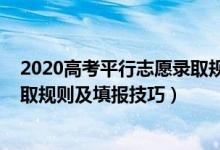 2020高考平行志愿錄取規(guī)則及填報(bào)技巧（2022平行志愿錄取規(guī)則及填報(bào)技巧）