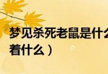 夢(mèng)見殺死老鼠是什么意思（夢(mèng)見殺死老鼠預(yù)示著什么）