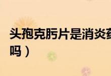 頭孢克肟片是消炎藥吧（頭孢克肟片是消炎藥嗎）