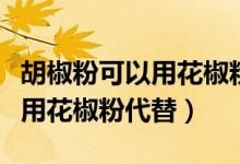 胡椒粉可以用花椒粉代替嗎（胡椒粉可不可以用花椒粉代替）