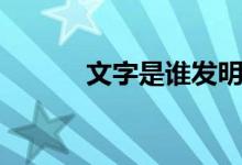 文字是誰發(fā)明的(是什么原因)