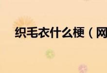 織毛衣什么梗（網(wǎng)絡語織毛衣什么意思）