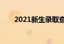 2021新生錄取查詢時(shí)間（怎么查詢）