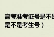高考準考證號是不是身份證號（高考準考證號是不是考生號）