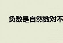 負(fù)數(shù)是自然數(shù)對不對（負(fù)數(shù)是自然數(shù)嗎）