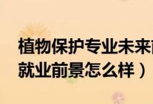 植物保護(hù)專業(yè)未來(lái)前景（2022植物保護(hù)專業(yè)就業(yè)前景怎么樣）