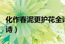 化作春泥更護(hù)花全詩(shī)賞析（化作春泥更護(hù)花全詩(shī)）