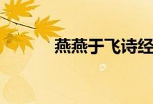 燕燕于飛詩經原文（燕燕于飛）