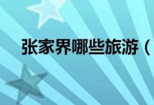 張家界哪些旅游（張家界旅游景點介紹）