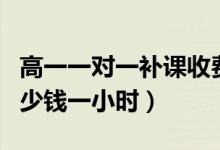 高一一對一補課收費（高一一對一補課一般多少錢一小時）