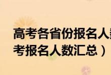 高考各省份報(bào)名人數(shù)（2018年全國各省市高考報(bào)名人數(shù)匯總）