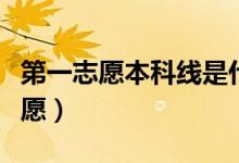 第一志愿本科線是什么意思（如何填報第一志愿）
