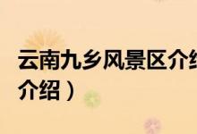 云南九鄉(xiāng)風(fēng)景區(qū)介紹（云南九鄉(xiāng)旅游風(fēng)景區(qū)的介紹）