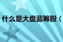 什么是大盤(pán)藍(lán)籌股（大盤(pán)藍(lán)籌股的意思介紹）