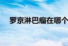 羅京淋巴瘤在哪個部位（這個你要了解）