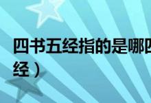 四書五經(jīng)指的是哪四個(gè)（四書五經(jīng)指的是哪五經(jīng)）