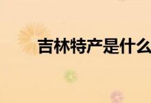 吉林特產(chǎn)是什么（關(guān)于吉林的特色）