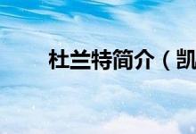 杜蘭特簡(jiǎn)介（凱文杜蘭特人物介紹）