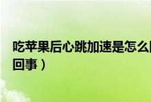 吃蘋果后心跳加速是怎么回事（心臟早搏吃蘋果就緩解怎么回事）