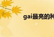 gai最亮的種子是什么意思？