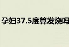 孕婦37.5度算發(fā)燒嗎（孕婦37.5度算發(fā)燒嗎）