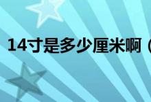 14寸是多少厘米?。?4寸是多少厘米 長寬）