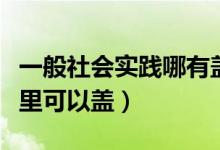 一般社會(huì)實(shí)踐哪有蓋章（社會(huì)實(shí)踐的章一般哪里可以蓋）